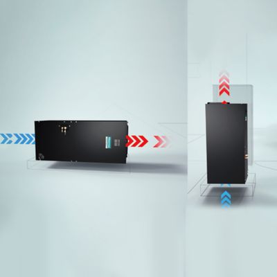 Goede prijs F9 Efficiëntie Geplete ventilatiefilter 3600m3/h 220V online